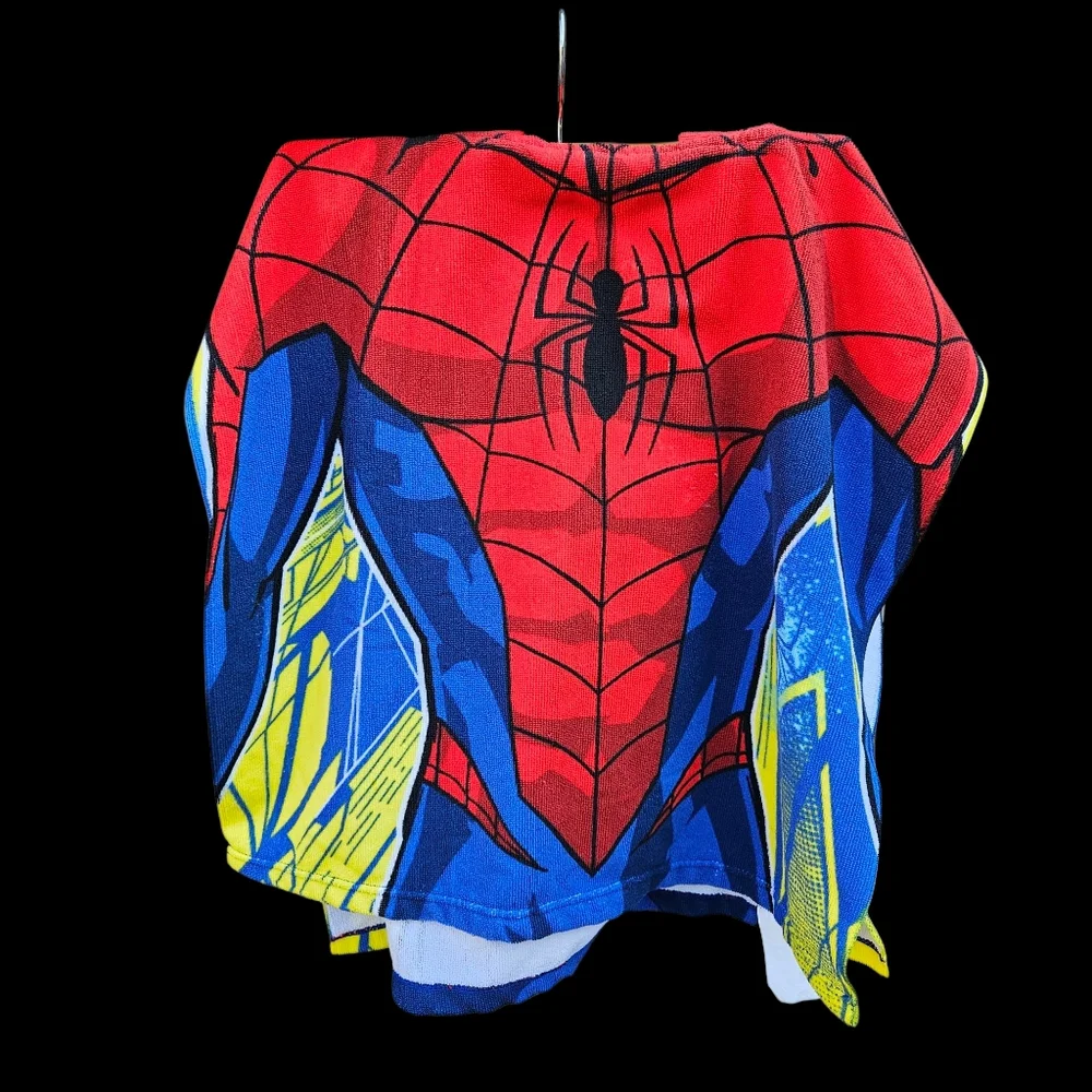 Marvel Red And Blue Superhero bathrobe One Size - Picture 4 of 11